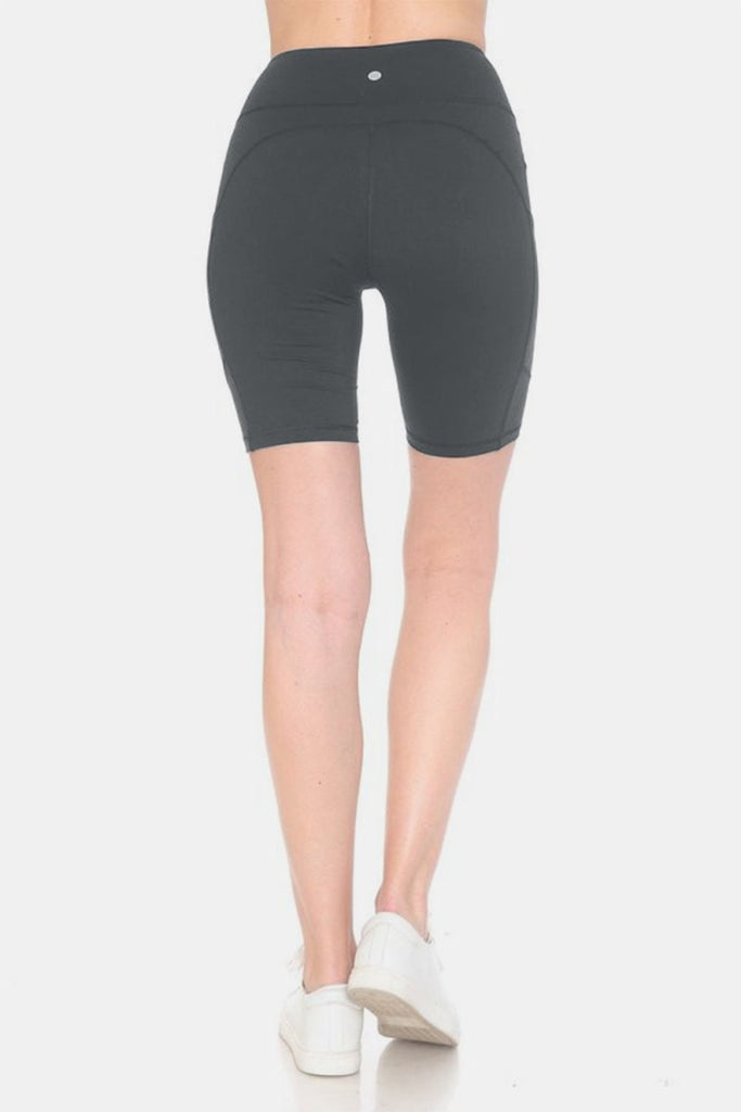 Leggings Depot Full Size High Waist Active Shorts - Willow & Luna