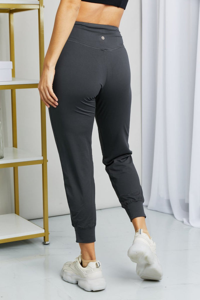 Leggings Depot Full Size Wide Waistband Cropped Joggers - Willow & Luna