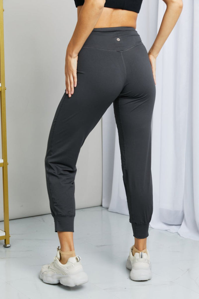 Leggings Depot Full Size Wide Waistband Cropped Joggers - Willow & Luna