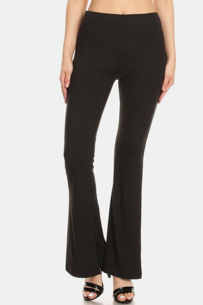 Leggings Depot High Waist Flare Leggings - Willow & Luna