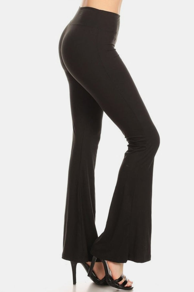 Leggings Depot High Waist Flare Leggings - Willow & Luna