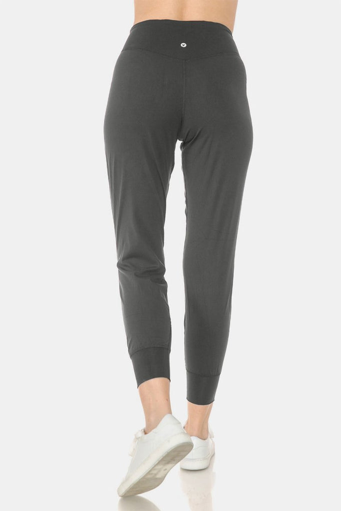 Leggings Depot Wide Waistband Slim Active Joggers - Willow & Luna