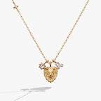 Leo Zodiac Charm Cluster Necklace - Willow & Luna