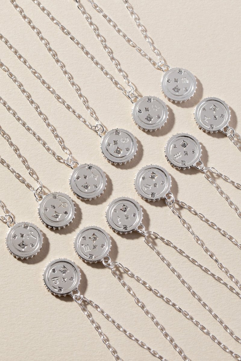 Libra Zodiac Precious Necklace - Willow & Luna