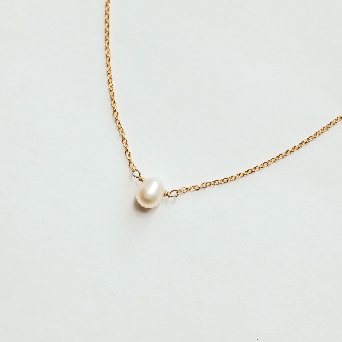 Little Pearl Necklace June Birthstone - Willow & Luna