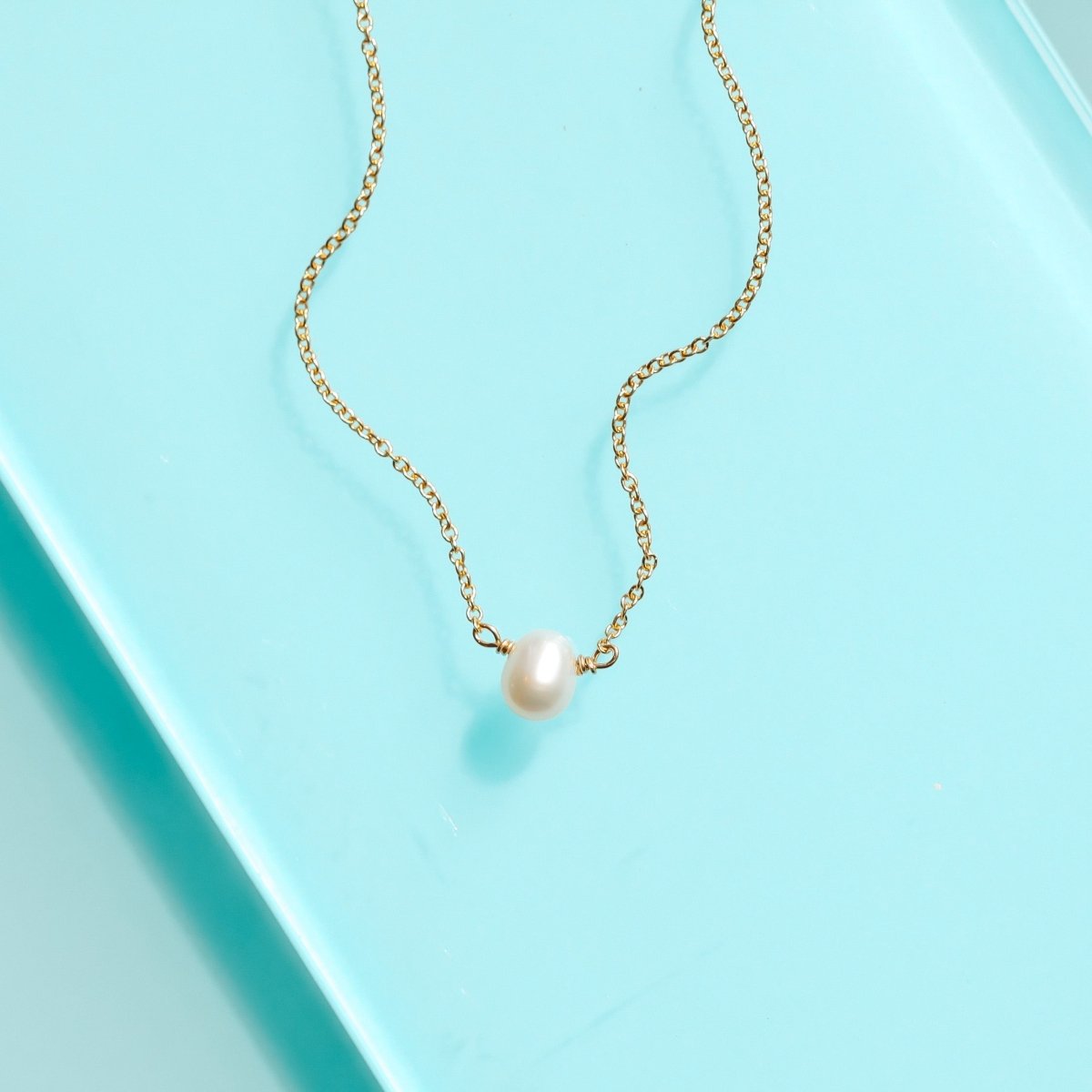 Little Pearl Necklace June Birthstone - Willow & Luna