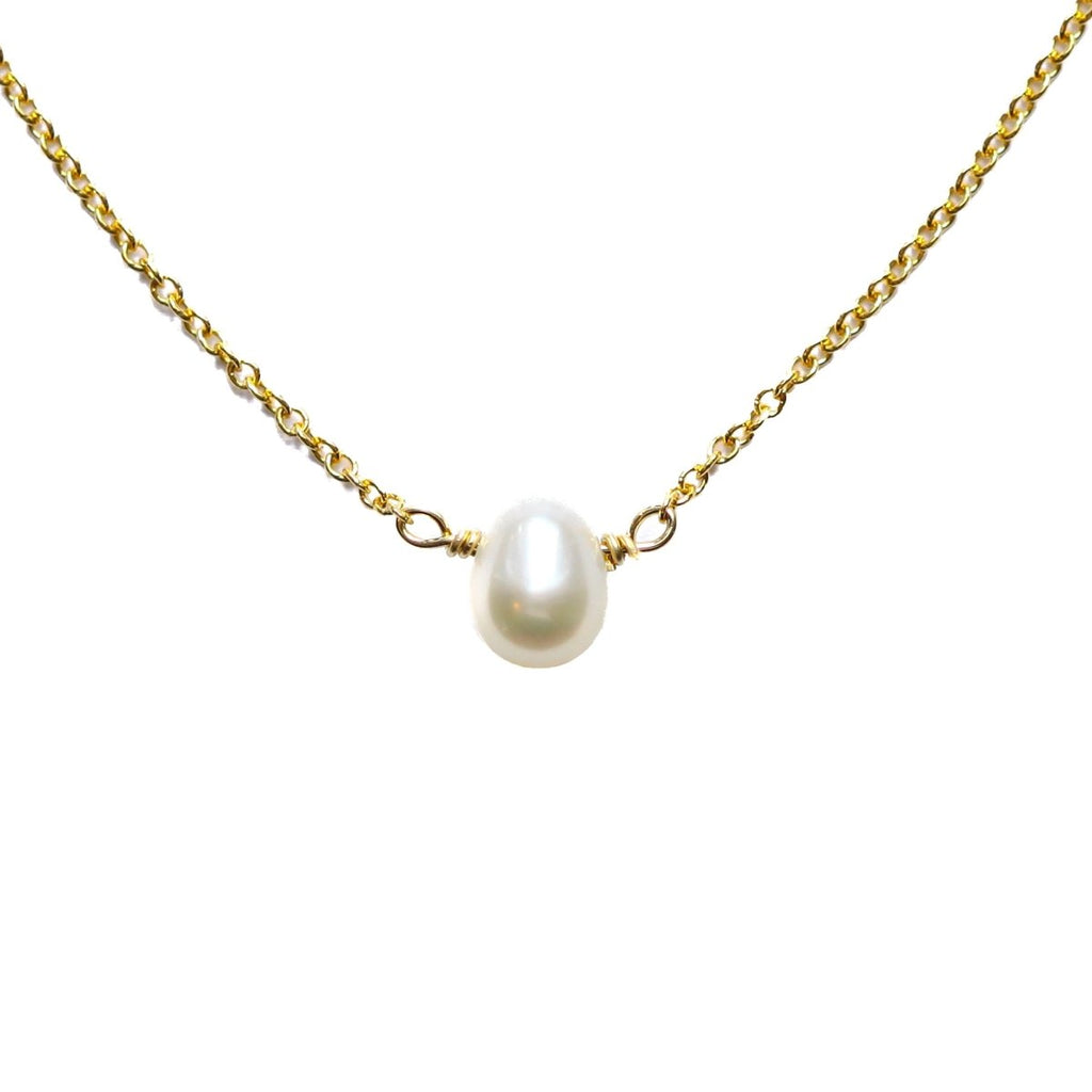 Little Pearl Necklace June Birthstone - Willow & Luna