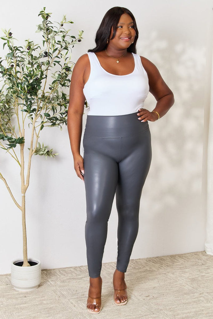 LOVEIT Full Size Wide Waistband High Waist Leggings - Willow & Luna