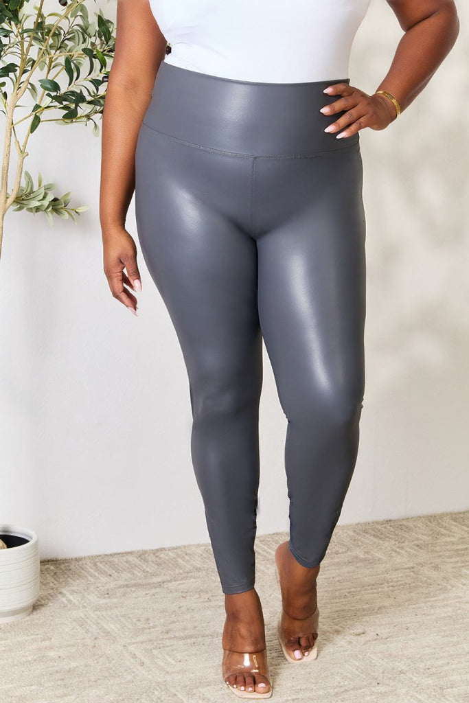 LOVEIT Full Size Wide Waistband High Waist Leggings - Willow & Luna