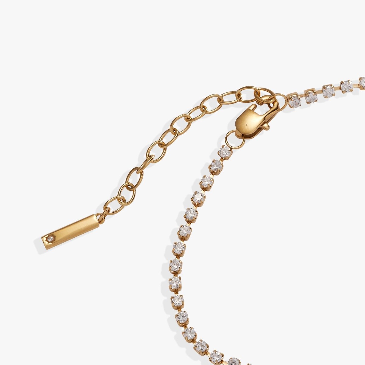 'Mama' Crystal Tennis Bracelet - Willow & Luna