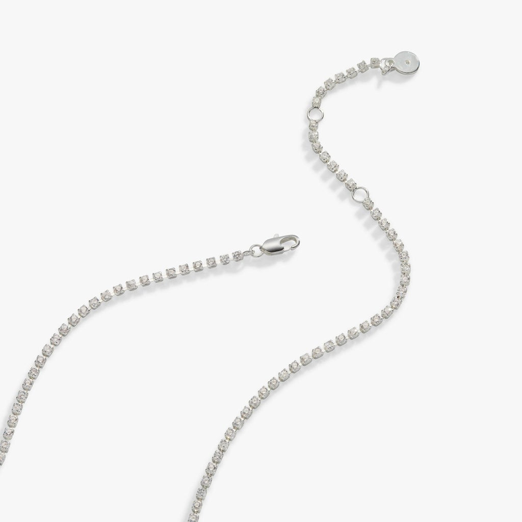 Mama Crystal Tennis Necklace - Willow & Luna
