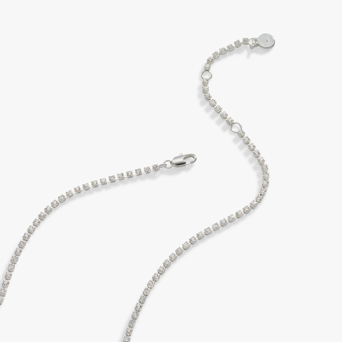 Mama Crystal Tennis Necklace - Willow & Luna