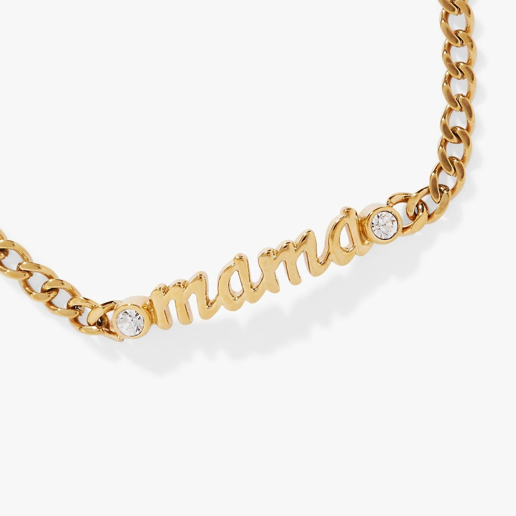 Mama Curb Chain Bracelet - Willow & Luna