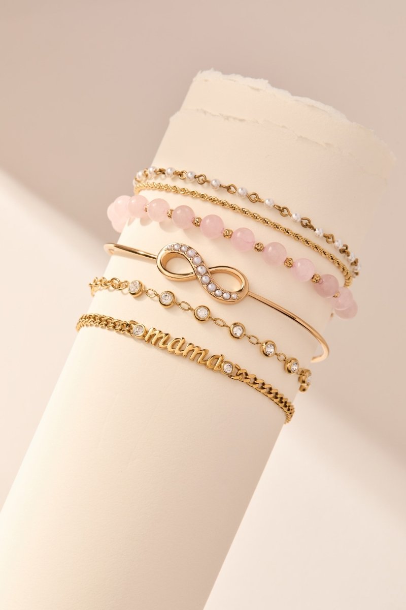 Mama Curb Chain Bracelet - Willow & Luna