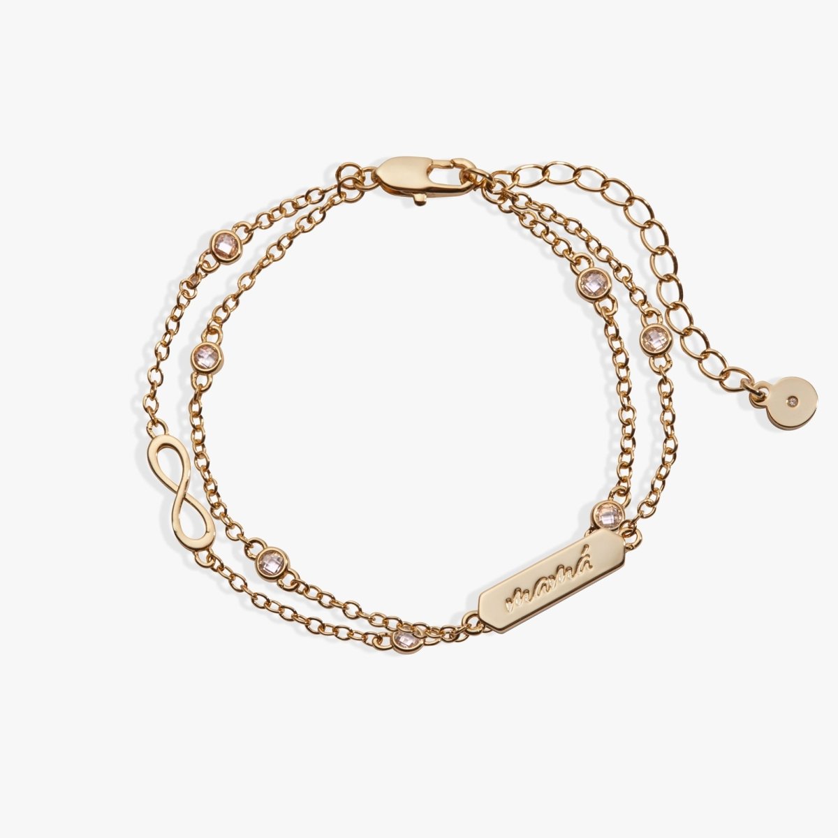Mamá Infinity Chain Double Strand Bracelet - Willow & Luna