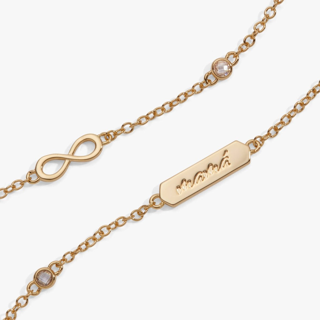 Mamá Infinity Chain Double Strand Bracelet - Willow & Luna