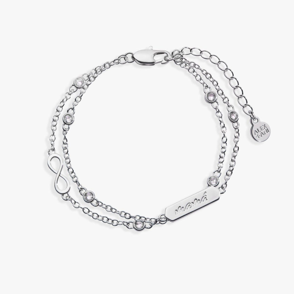 Mamá Infinity Chain Double Strand Bracelet - Willow & Luna