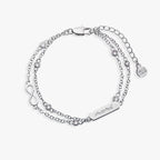Mamá Infinity Chain Double Strand Bracelet - Willow & Luna