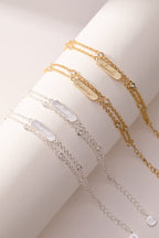 Mamá Infinity Chain Double Strand Bracelet - Willow & Luna