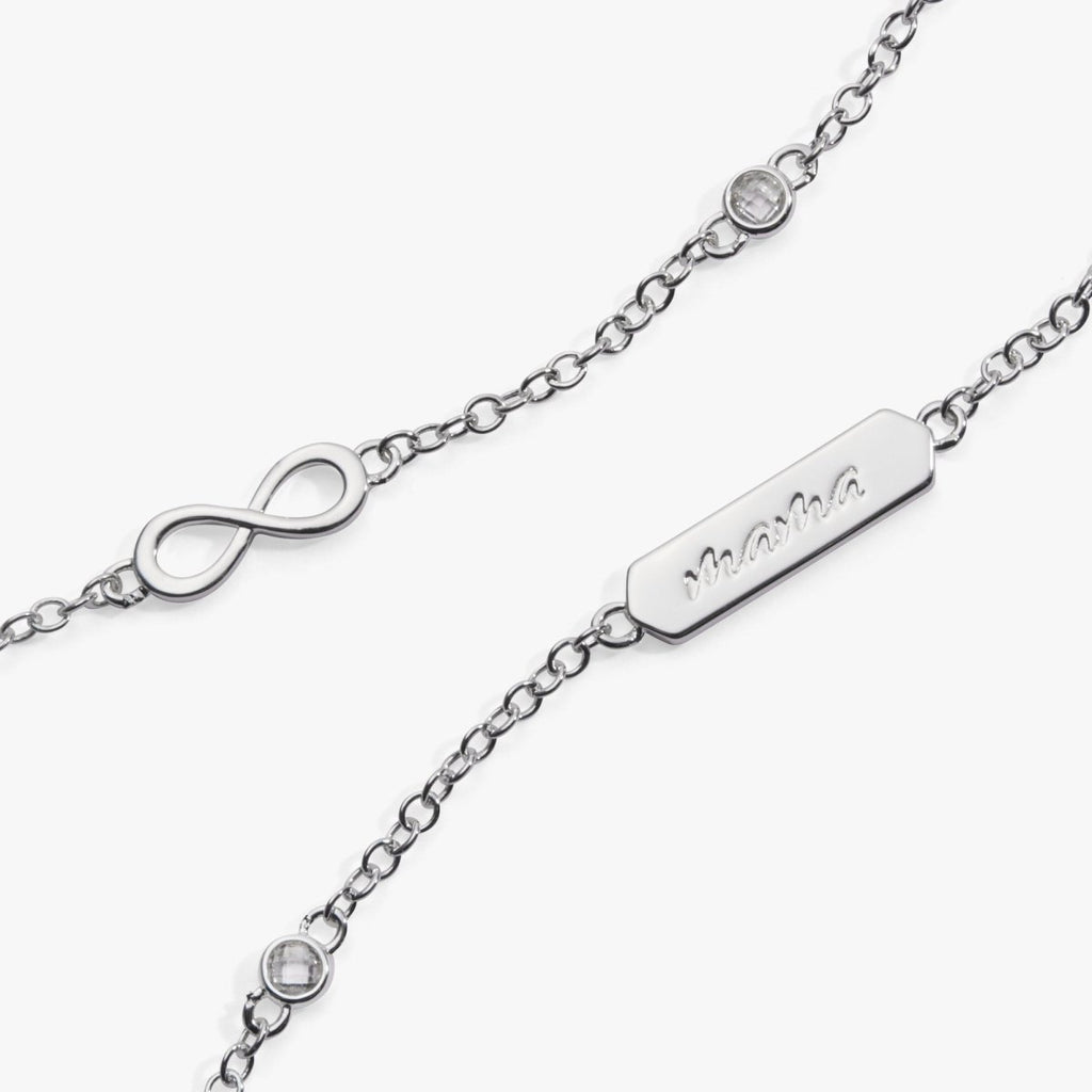 Mama Infinity Chain Double Strand Bracelet - Willow & Luna