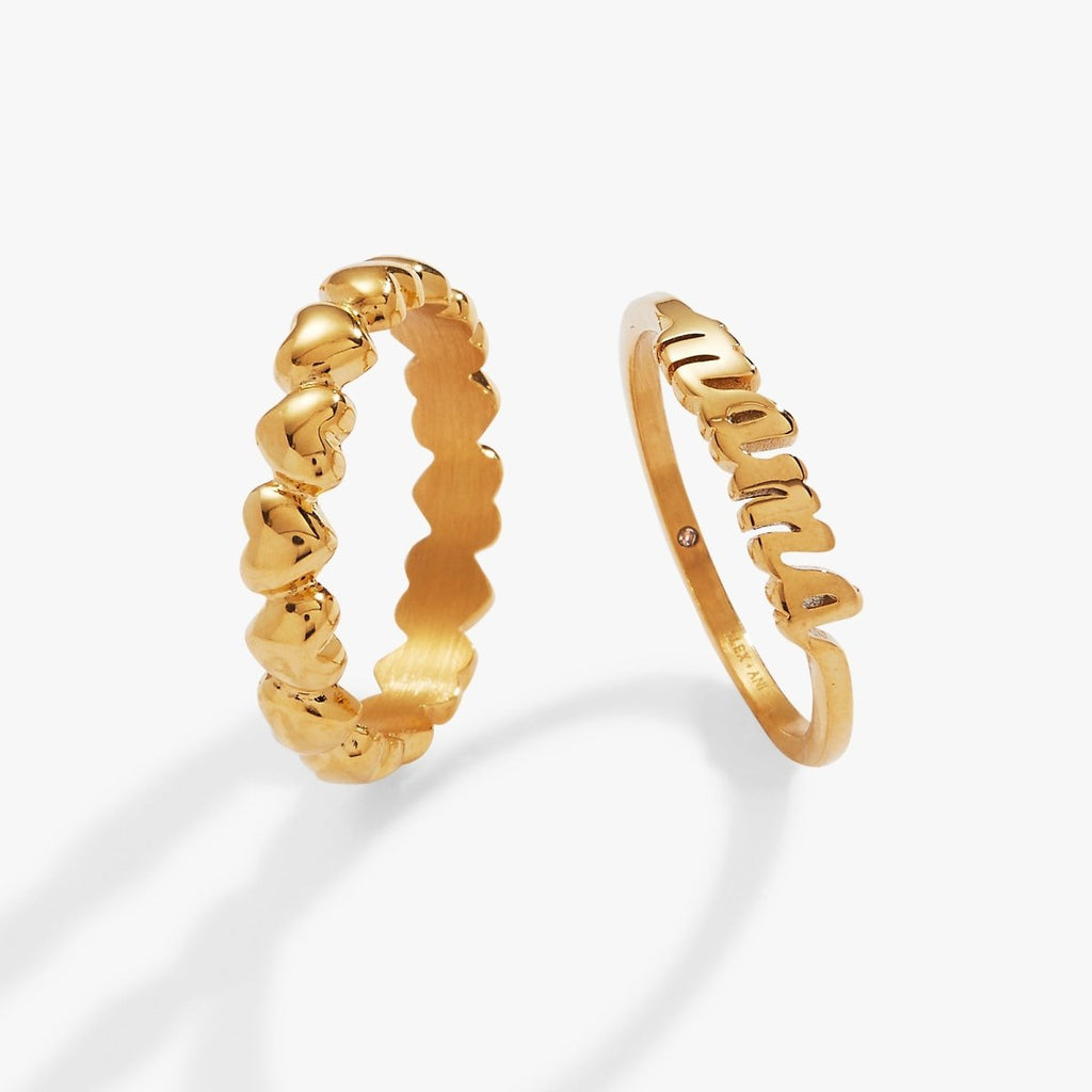 Mama Ring Set of 2 - Willow & Luna