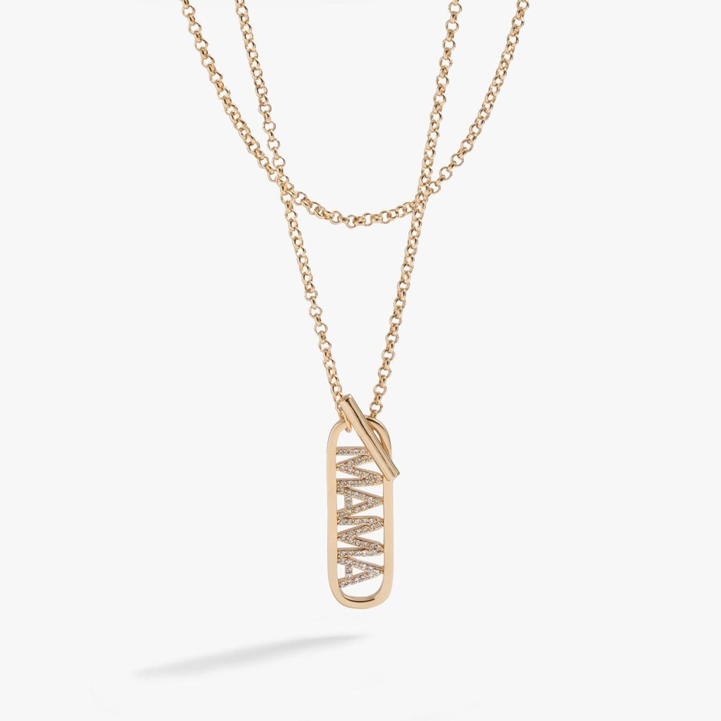 Mama Toggle Pendant Necklace - Willow & Luna