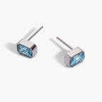 March Emerald - Cut Birthstone Stud - Willow & Luna