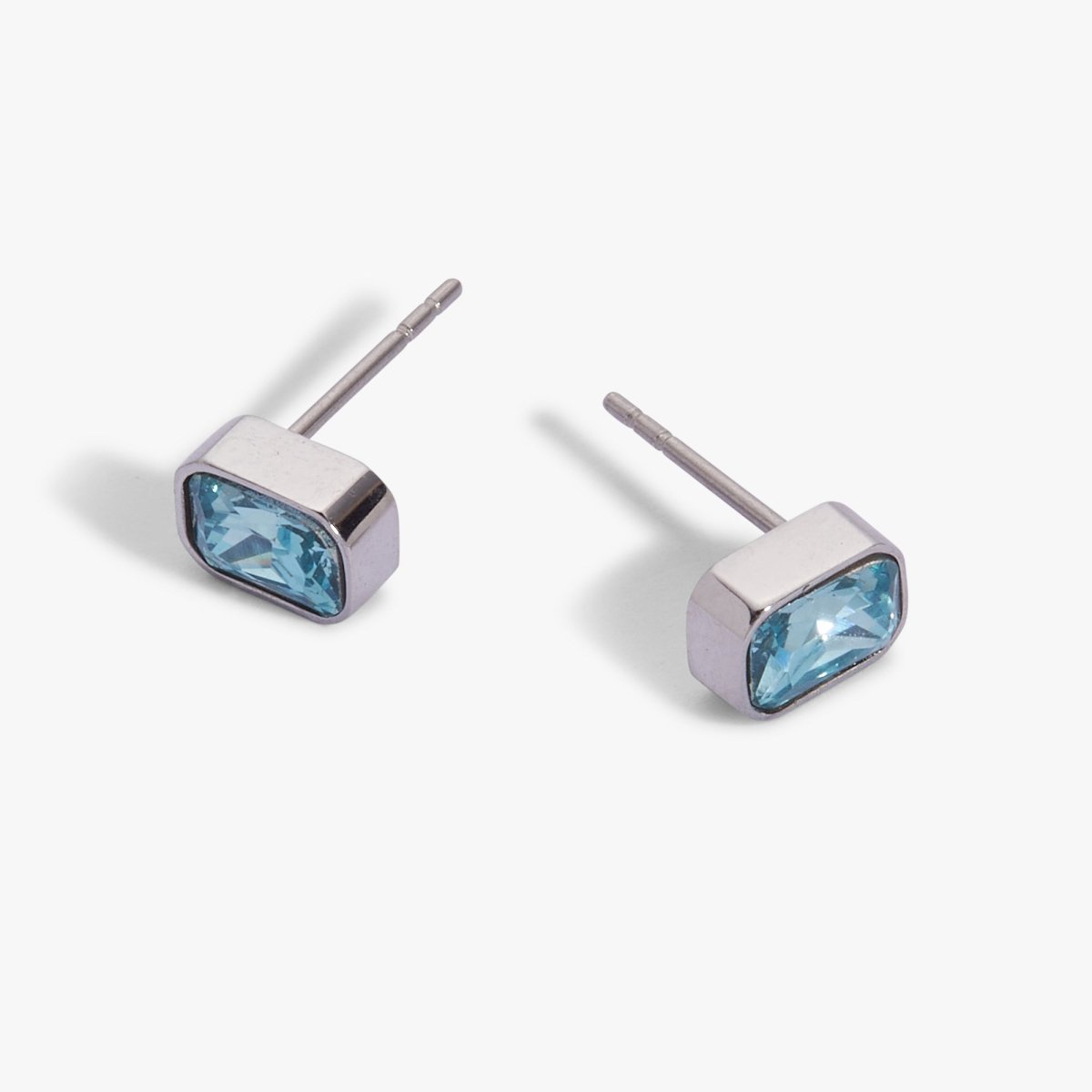 March Emerald - Cut Birthstone Stud - Willow & Luna