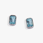 March Emerald - Cut Birthstone Stud - Willow & Luna