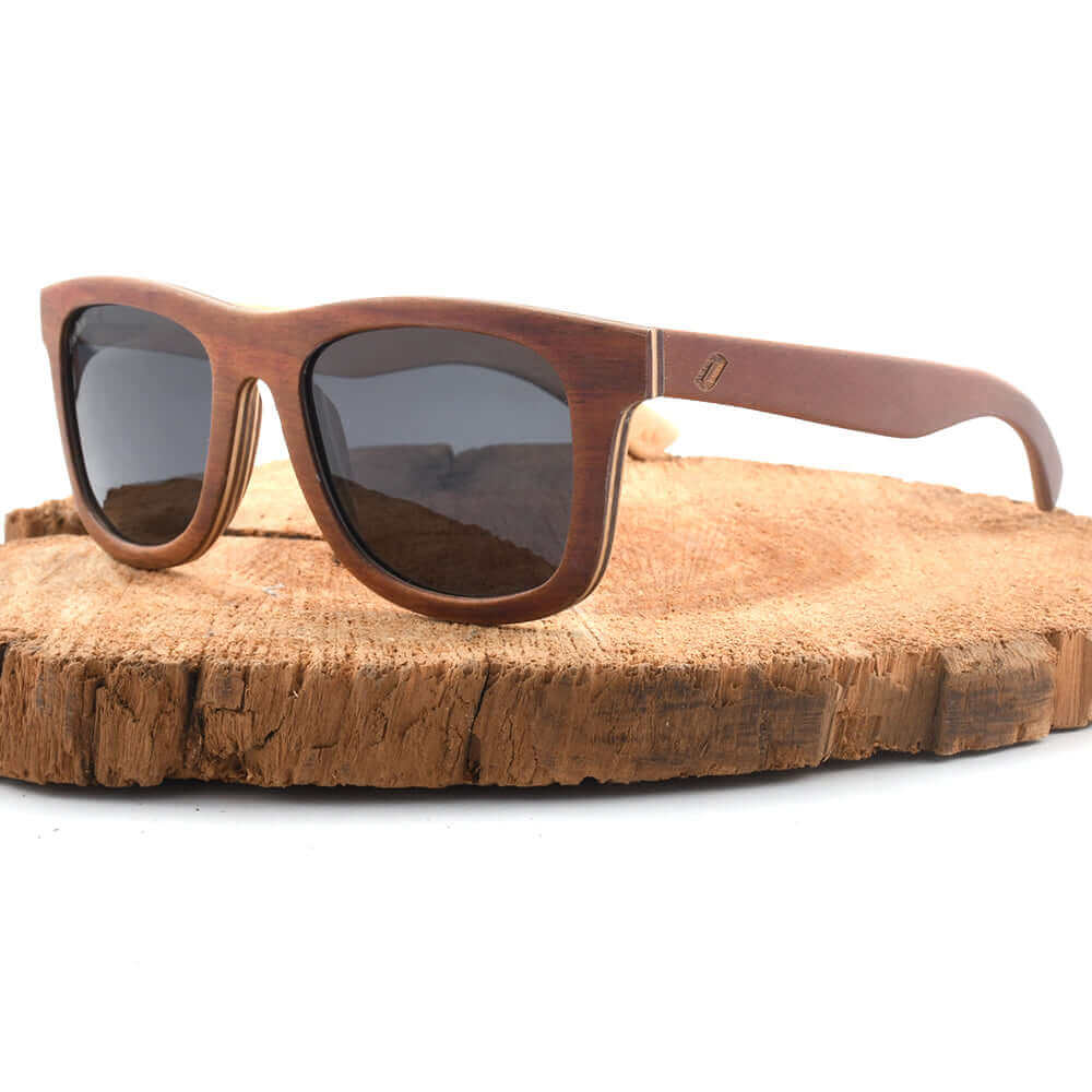 Marley - Unisex Wooden Sunglasses - Willow & Luna