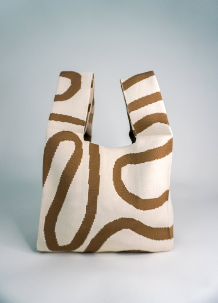 Meander Beige Handbag - Willow & Luna