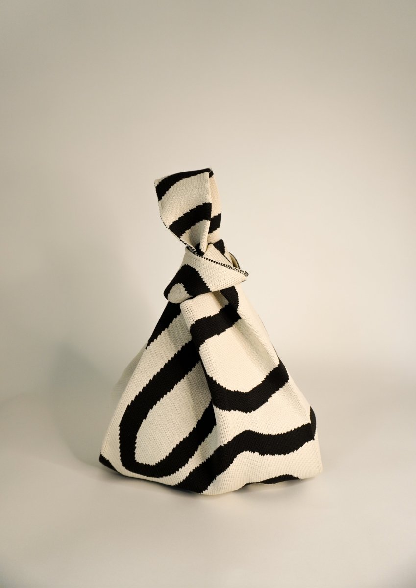 Meander Black Handbag - Willow & Luna