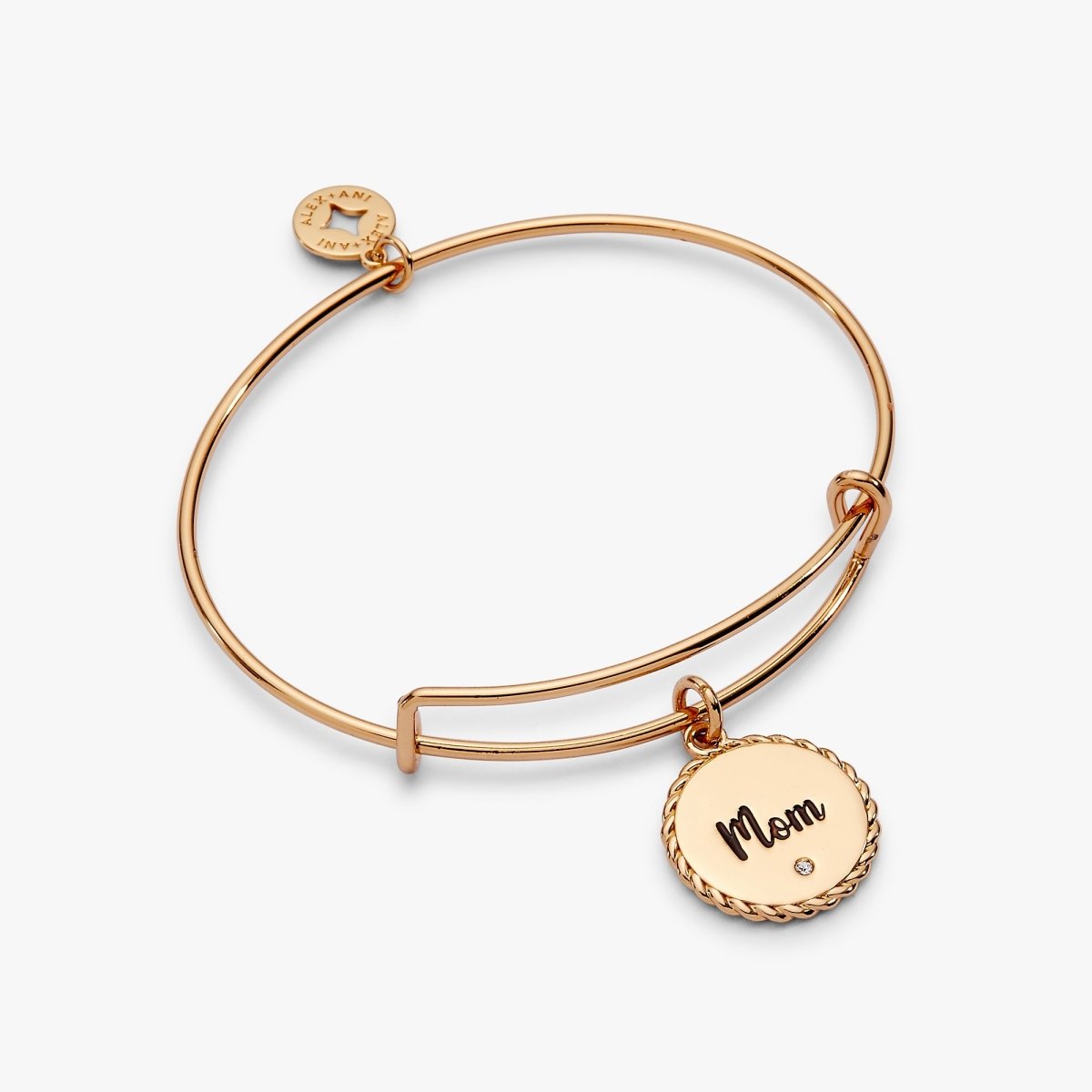 Mom 'Bonded By Love, Connected For Life' Charm Bangle - Willow & Luna
