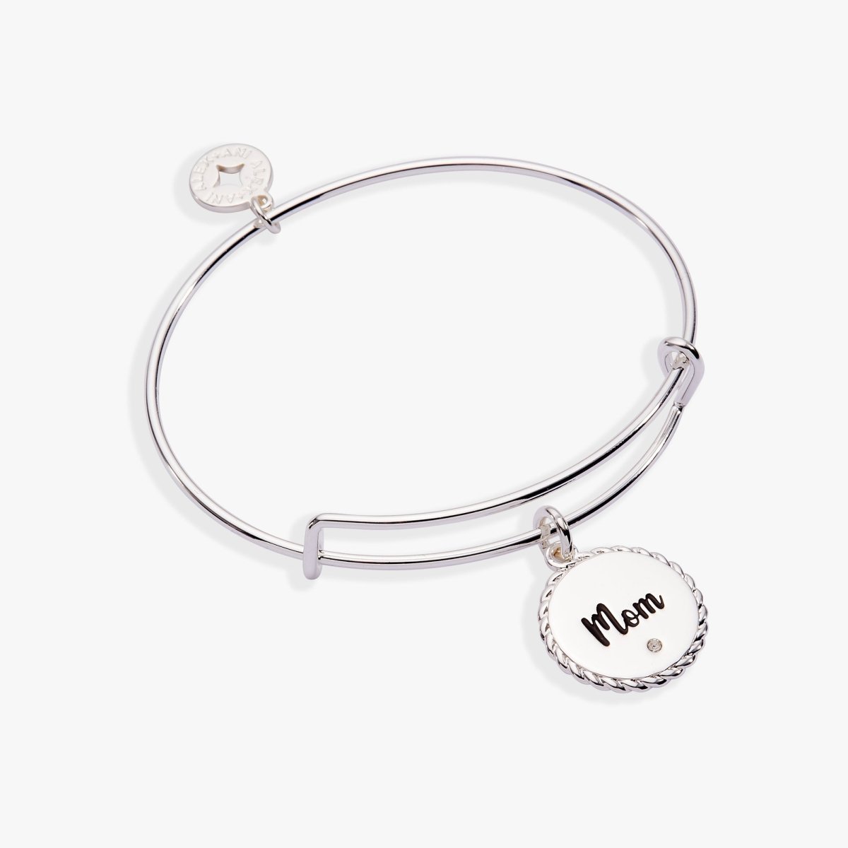 Mom 'Bonded By Love, Connected For Life' Charm Bangle - Willow & Luna