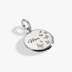 Mom Butterfly Disc Charm - Willow & Luna