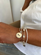 Mom Charm Bangle - Willow & Luna
