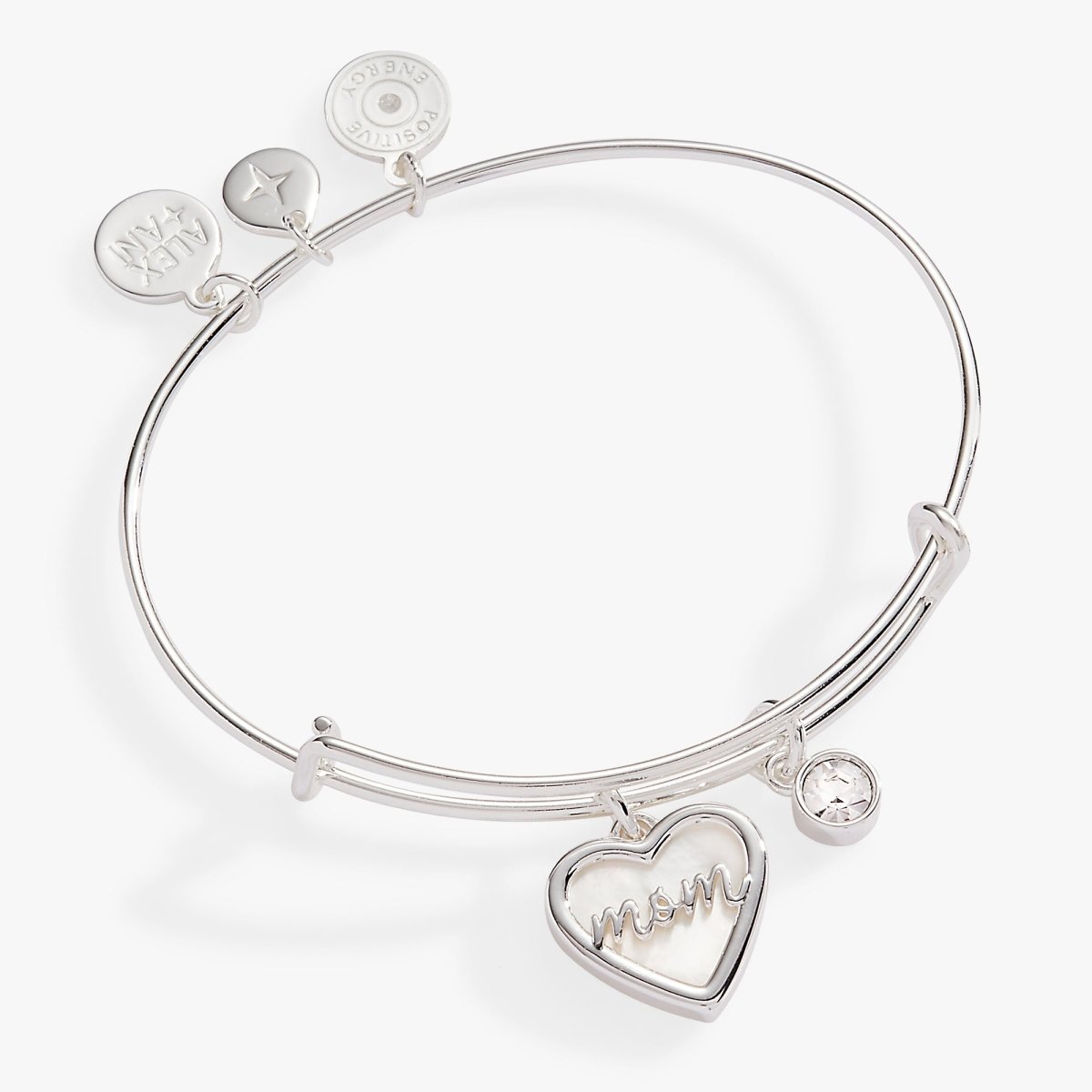 Mom Mother of Pearl Bangle - Willow & Luna
