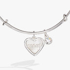 Mom Mother of Pearl Bangle - Willow & Luna