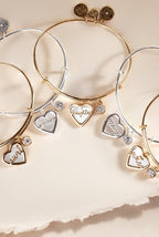 Mom Mother of Pearl Bangle - Willow & Luna