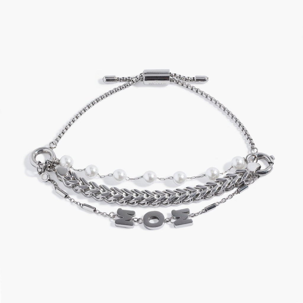 Mom Pearl Stranded™ Bracelet Set - Willow & Luna