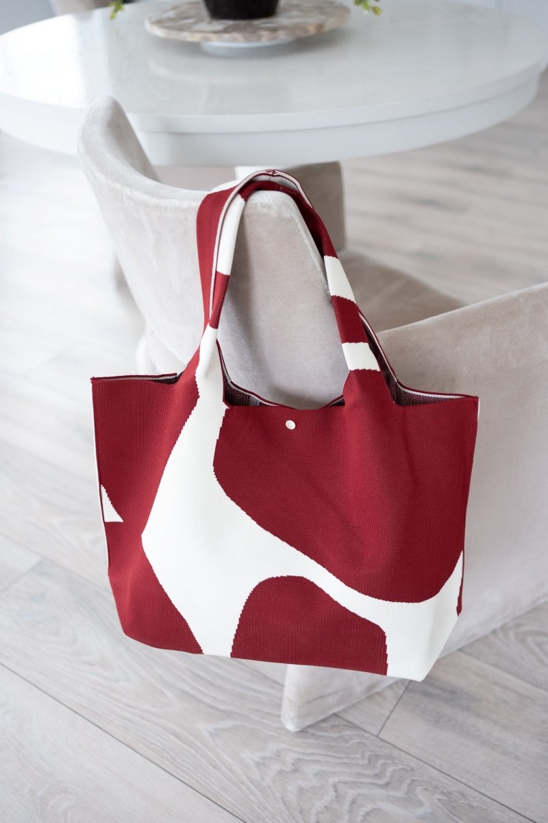 MOOdy Red Blend Signature Tote - Willow & Luna