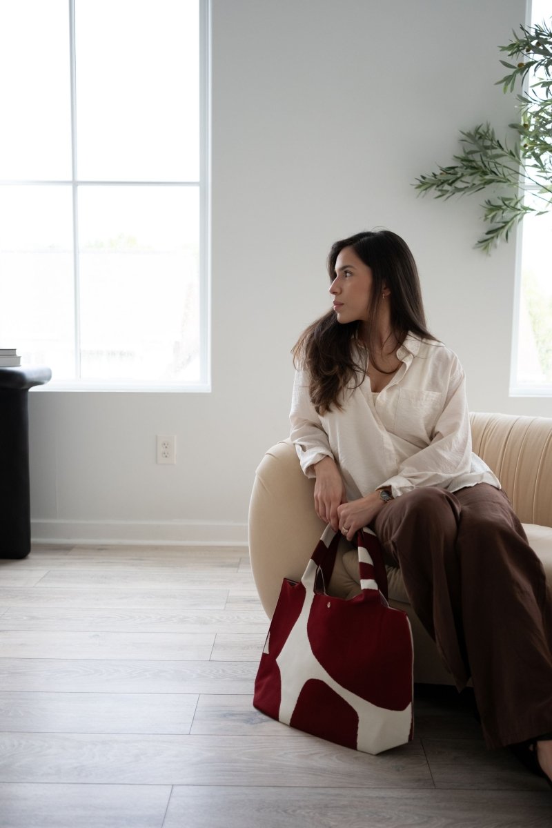 MOOdy Red Blend Signature Tote - Willow & Luna