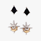 Moon Magic Celestial Earring Set of 2 - Willow & Luna