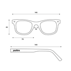 Moon - Unisex Wooden Sunglasses - Willow & Luna