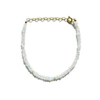 Moonstone and Pearl Beaded Bracelet - Willow & Luna