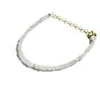 Moonstone and Pearl Beaded Bracelet - Willow & Luna