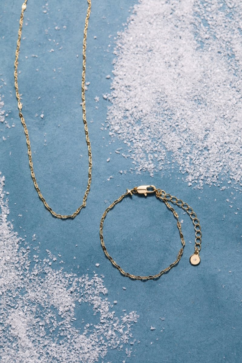 Multi Faceted Chain Necklace - Willow & Luna