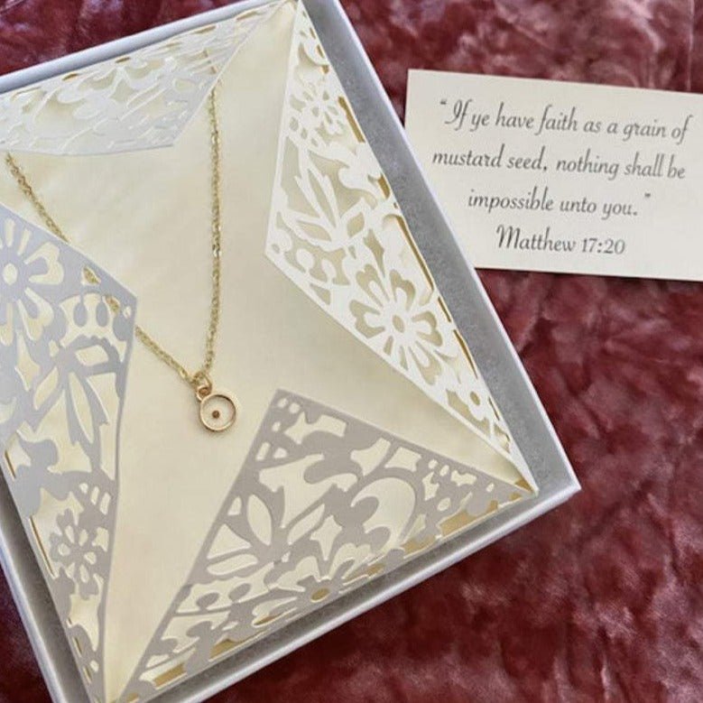 Mustard Seed Faith Necklace - Willow & Luna