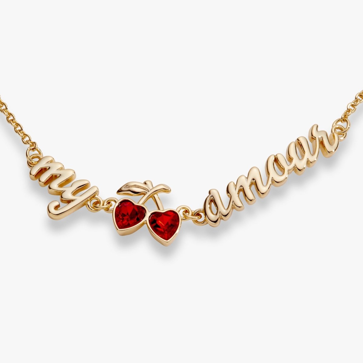'My Cherry Amour' In - Line Chain Bracelet - Willow & Luna