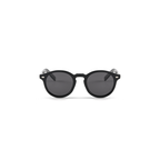 OASIS Black Polarized Round Sunglasses